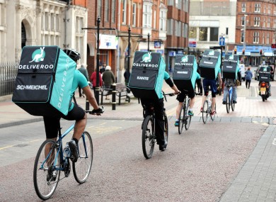 deliveroo bike delivery